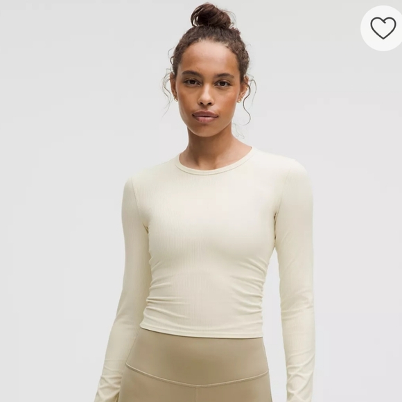 lululemon athletica Tops - Lululemon All It Takes Back-Twist Ribbed Long Sleeve Shirt